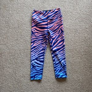 Cropped Kali zebra leggings